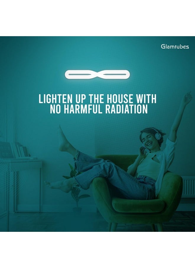 Havells Havells Aurora Glamtube 20W- 6500K B22 Led Cool Day Light | Decorative Infinity Tubelight With Eye Soft Technology  - Image 5