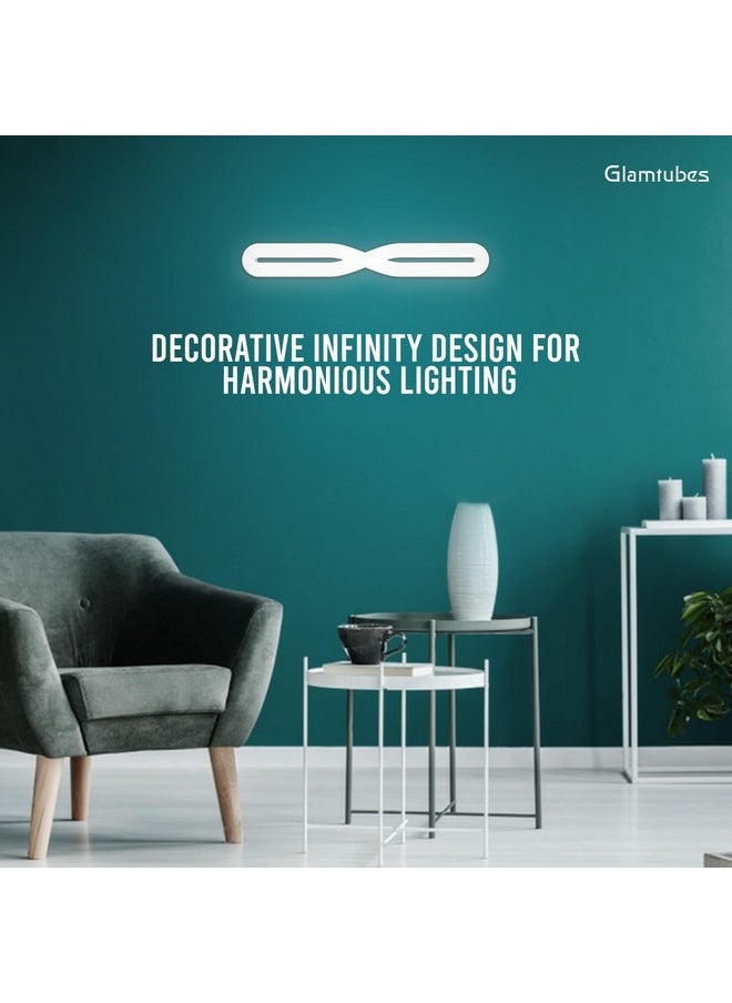 Havells Havells Aurora Glamtube 20W- 6500K B22 Led Cool Day Light | Decorative Infinity Tubelight With Eye Soft Technology  - Image 3