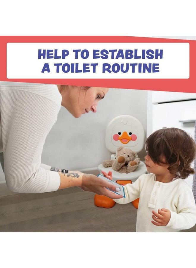 Amonev My Toilet Routine Cards 12 Flash Cards For Visual Aid Special Ed, Speech Delay Non Verbal Children And Adults With Autism Or Special Needs  - Image 3