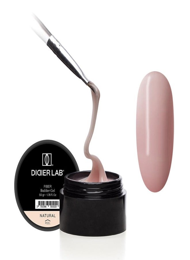 DIDIER LAB Fiber Builder Gel Natural - Self-Leveling HEMA-Free Builder Gel for Nails - Ultra-Strong LED UV Fiberglass Nail Builder Gel for Nail Repair Refills and Nail Extensions - 1.76 fl oz - Image 1