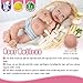 Vollence 14 inch Full Body Silicone Baby Dolls with Magnetic Mouth Not Vinyl Dolls Realistic Newborn Silicone Baby Dolls Gifts for KidsBirthday Gifts Stress Relief for Adults  Girl - Image 4