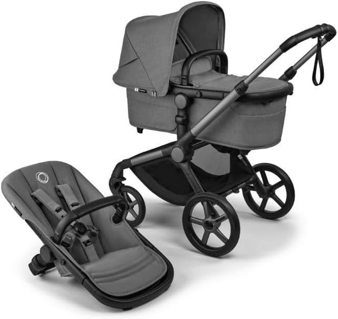 Bugaboo Fox 5 Renew Complete Stroller in Graphite/Moon Grey