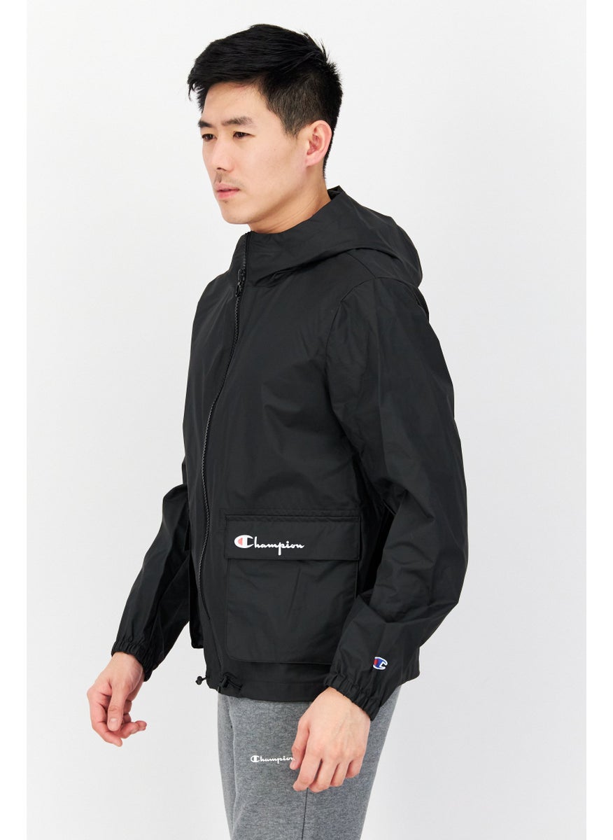 Champion Men Sportswear Fit Training Jacket, Black  - Image 2