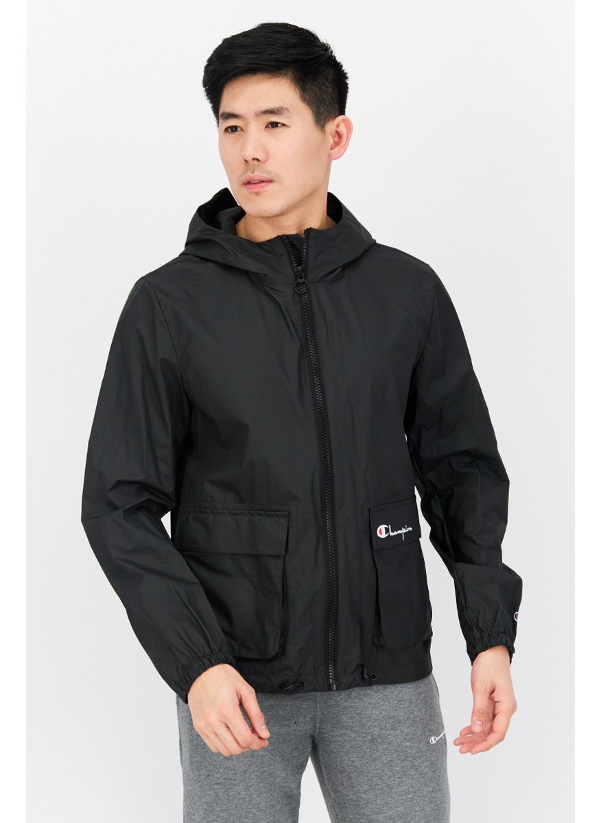 Champion Men Sportswear Fit Training Jacket, Black  - Image 1