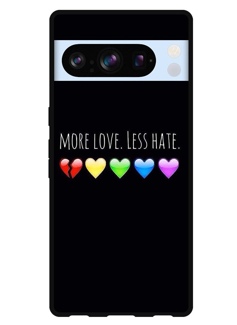 Theodor Protective Case Anti Scratch Shock Proof Bumper Cover For Google Pixel 8 Pro More Love Less Hate  - Image 1