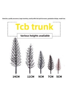 Landscape Plant Branch Sand Table Model Material Pine Dead Tree Trunk Semi-finished Tree TCB-Color:TCB50 (10 Trees)