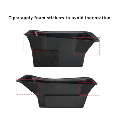 MARCHFA Car Door Tray Organizer Compatible for 2015-2022 2023 2024 Porsche Macan Accessories Interior Car Door Handle Insert Pocket Storage Box - Image 5