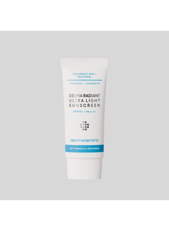 DERMACENTRIC Korean Dermatology Vegan Care Derma  Radiant Ultra Light Sunscreen - Image 1