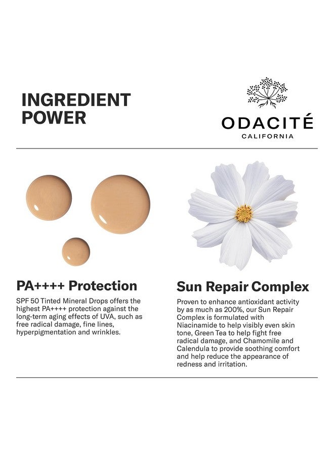 أوداسايت واقي الشمس الملون Flex-Perfecting™ Mineral Drops بعامل حماية 50 - Image 3