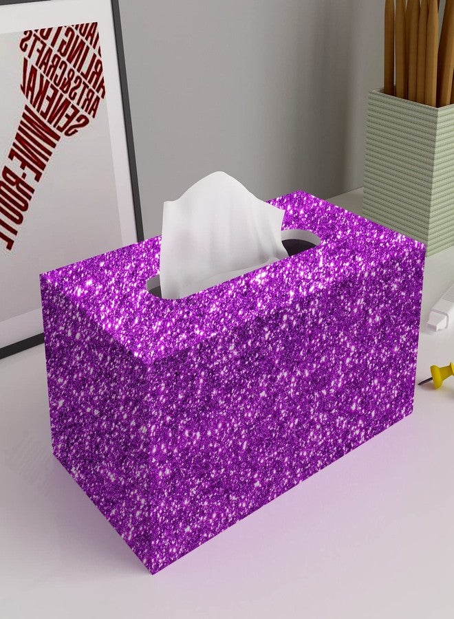 Decotalk Glitter Wallpaper Stick and Peel Purple Glitter Wallpaper 17.7"x120" Sparkle Contact Paper Purple Wall Paper Violet Sequins Vinyl for Walls Removable Chunky Sparkle Vinyl for Craft - Image 5