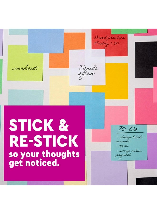 Post-it Super Sticky Notes 5 Sticky Note Pads 3 X 3 In. School Supplies For Students Ideal For Textbooks Notebooks Walls And Vertical Surfaces Single Color Packs Collection - Image 4