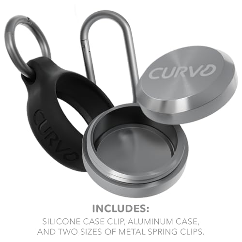 CURVD Premium Carrying Case – Durable Travel Keychain Container, Medicine Pill Organizer & Travel Pill Box, Small Waterproof Holder for Pills, Earplugs, Jewelry, Compatible with Loop, Vibes & Eargasm - Image 2