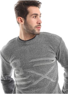 Caesar Wool Mens Pullover With Multi Design  - Image 3