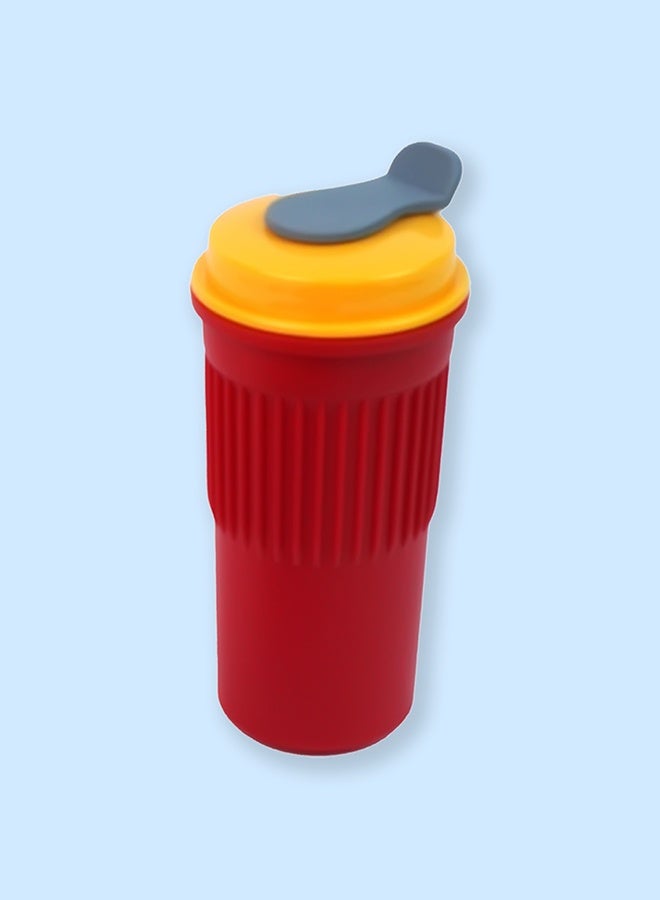 LITTLE SURPRISE BOX Little Surprise Box,2Pcs Square Red Lego Lid Bpa Free Plastic Kids Lunch Box Plus Cup Bottle For Kids - Image 3