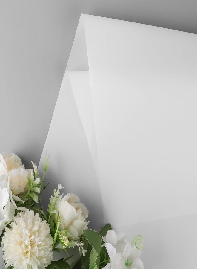 NESCCI 20 Sheet Flower Wrapping Paper - Waterproof Floral Bouquet Wrapping Paper, Florist Supplies Packaging Paper for Wedding Birthday Gift DIY (Misty White) - Image 3