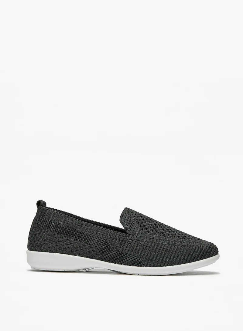 Flora Bella By Shoexpress Womens Textured Slip On Casual Sneakers By Shoexpress