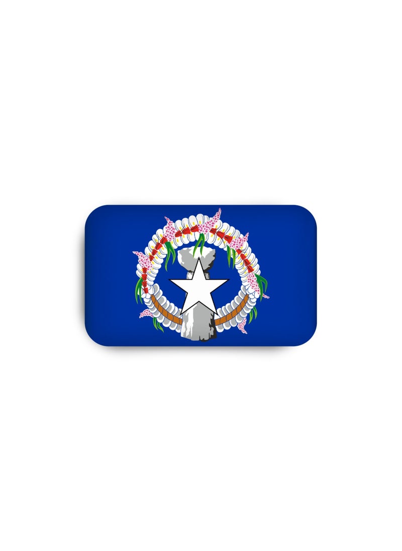971ميديا شارة مغناطيسية بتصميم علم جزر مريانا الشمالية  - Image 2