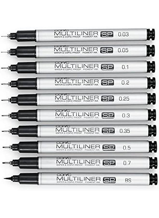 COPIC Multiliner Pen Size 0.7 Black  - Image 2
