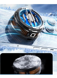 Generic Magnetic Mobile Phone Cooler, Mobile Phone Cooling Fan with Semiconductor Cooling Chip, Mobile Phone Radiator with Temperature Display of Mobile Phone Games, Tiktok Live  - Image 2