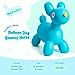 ZOOJOY Bouncy Animal Hopper Blue Balloon Dog Bouncy Horse for Toddlers 18M Inflatable Rideon Hopping Toys with Pump for Indoor Outdoor Play 2 3 4 5 6 7 Years Birthday Gift for Boys Girls - Image 4