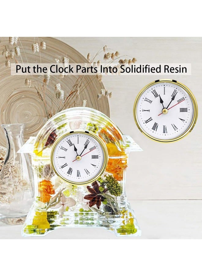 SHOSKY 6pcs Clock Parts for Clock Resin Mold,Clock Pieces for Clock Epoxy Casting Resin Mold - Image 2