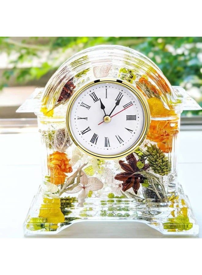 SHOSKY 6pcs Clock Parts for Clock Resin Mold,Clock Pieces for Clock Epoxy Casting Resin Mold - Image 5