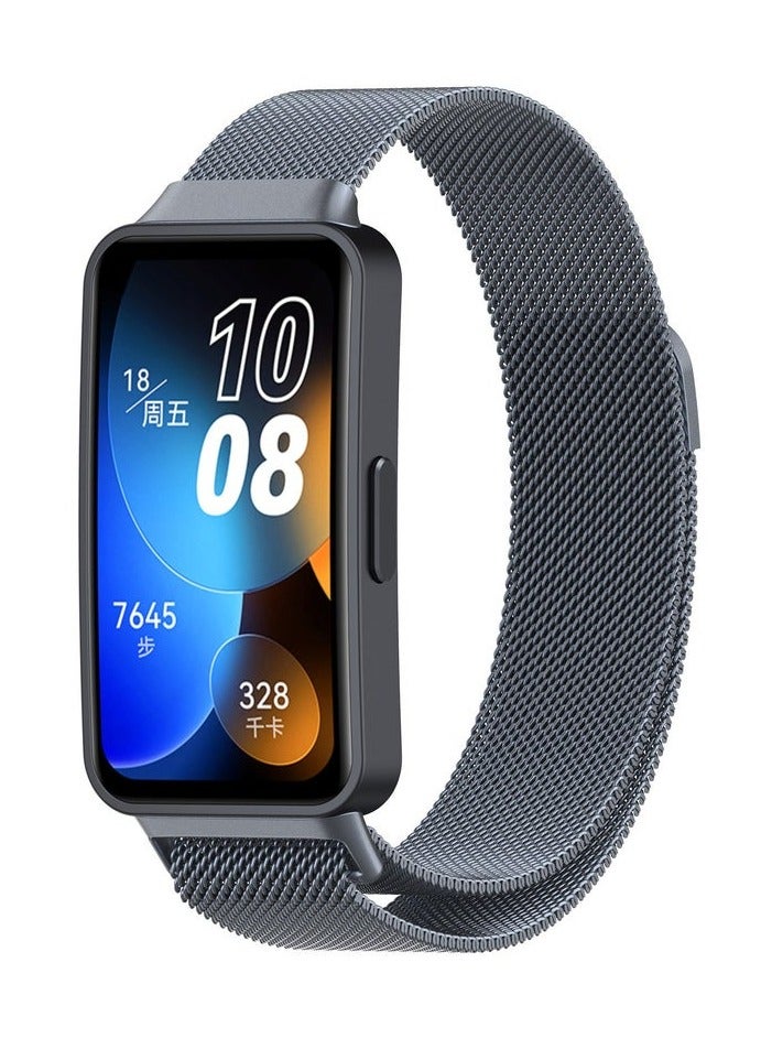 حَبْل تِك سوار معصم مغناطيسي معدني من الفولاذ المقاوم للصدأ لساعة هواوي باند 8/9/10 الذكية - Image 3