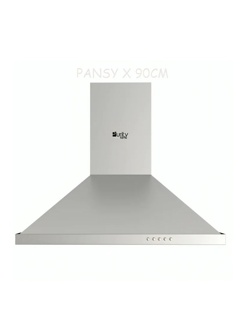 Purity Purity built-in kitchen hood, 90 cm, stainless pyramid, 1000 m3  - Image 2