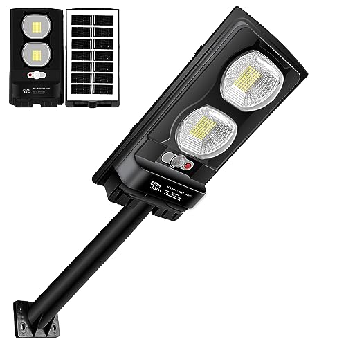 Epyz Solar Light Outdoor 108 Bright White LEDs Light 1 Lighting Modes, Adjustable Solar Panel. Wired Security Solar Powered Lights for Outside Yard [ Cold White Light, Pack of 1 ] - Image 1