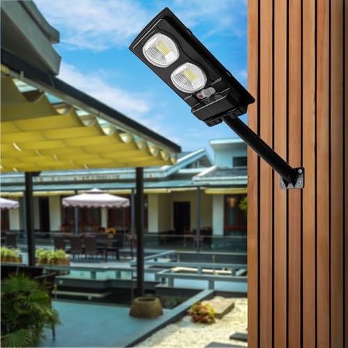 Epyz Solar Light Outdoor 108 Bright White LEDs Light 1 Lighting Modes, Adjustable Solar Panel. Wired Security Solar Powered Lights for Outside Yard [ Cold White Light, Pack of 1 ] - Image 2