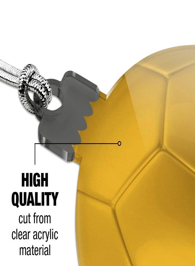 GRAPHICS & MORE Colombia Flag Soccer Ball Futbol Football Acrylic Christmas Tree Holiday Ornament - Image 4