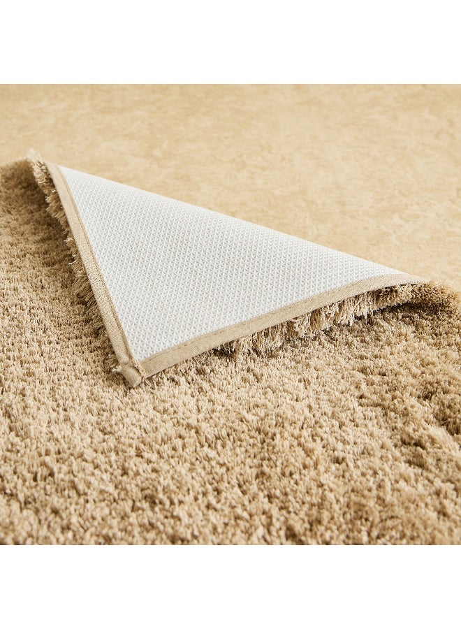 Home Box Plush Antiskid Bathmat - Brown - 60x90 cm - Image 3