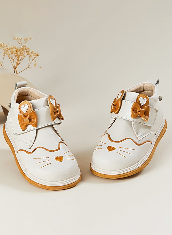 Taranis Taranis Children's Girls' Shoes Cat-Patterned Fashionable Ankle Boots  - Image 1