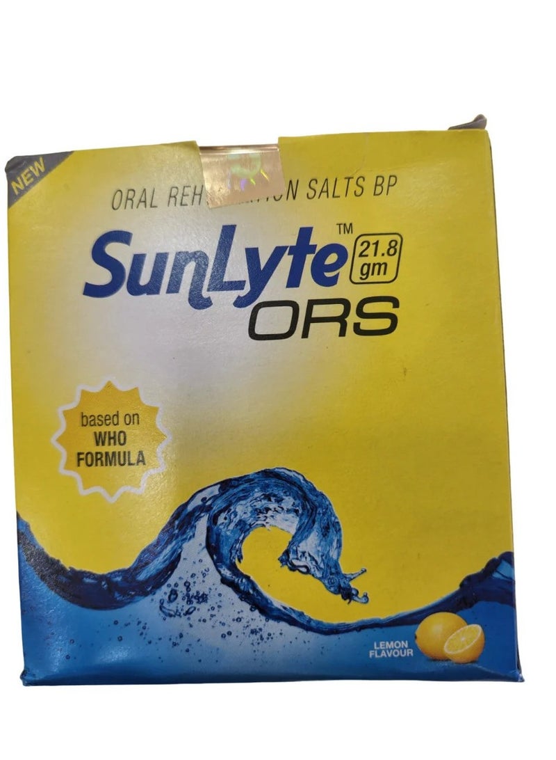Sunlyte Ors Lemon Flvr 21.8 Gm Sachets 10S