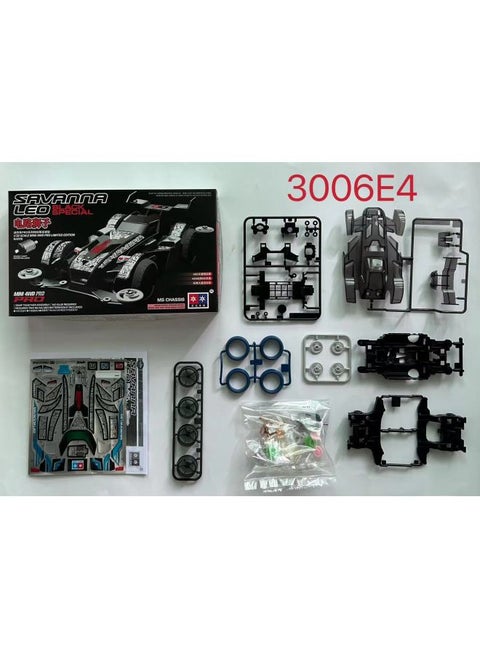 Xingda Four-Drive Brothers Daxing S2 Four-Drive Triangle Arrow Victory Charge Pioneer Sonic Assembled Boy Gift-Color:Daxing Circuit Lion-Scale:Official Standard