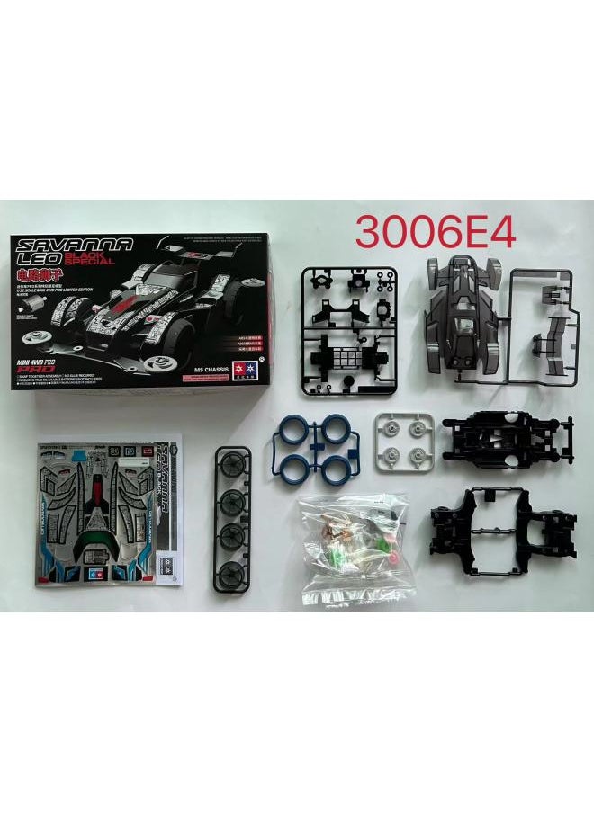 Xingda Four-Drive Brothers Daxing S2 Four-Drive Triangle Arrow Victory Charge Pioneer Sonic Assembled Boy Gift-Color:Daxing Circuit Lion-Scale:Official Standard