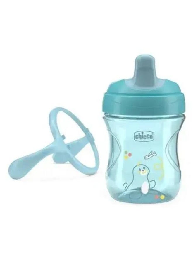 Chicco Mix & Match Training Cup 6m+ Blue 200ml - Image 3