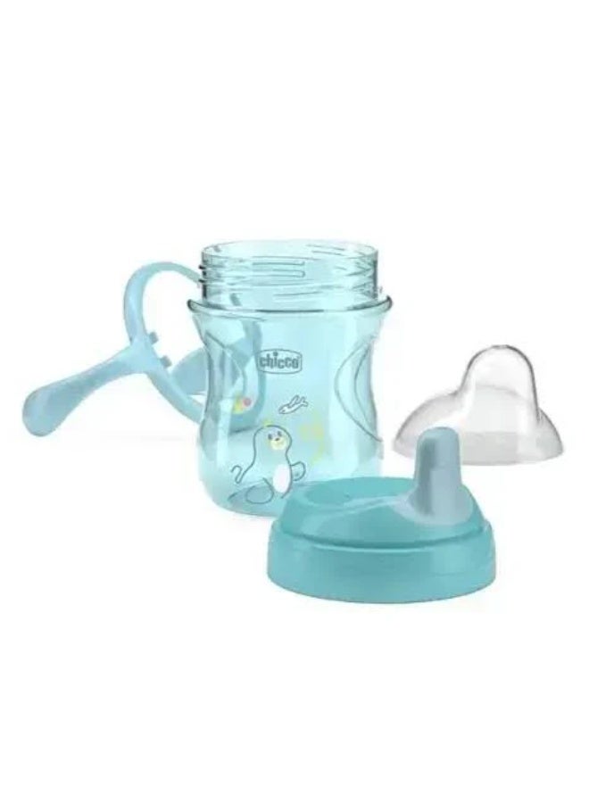 Chicco Mix & Match Training Cup 6m+ Blue 200ml - Image 2