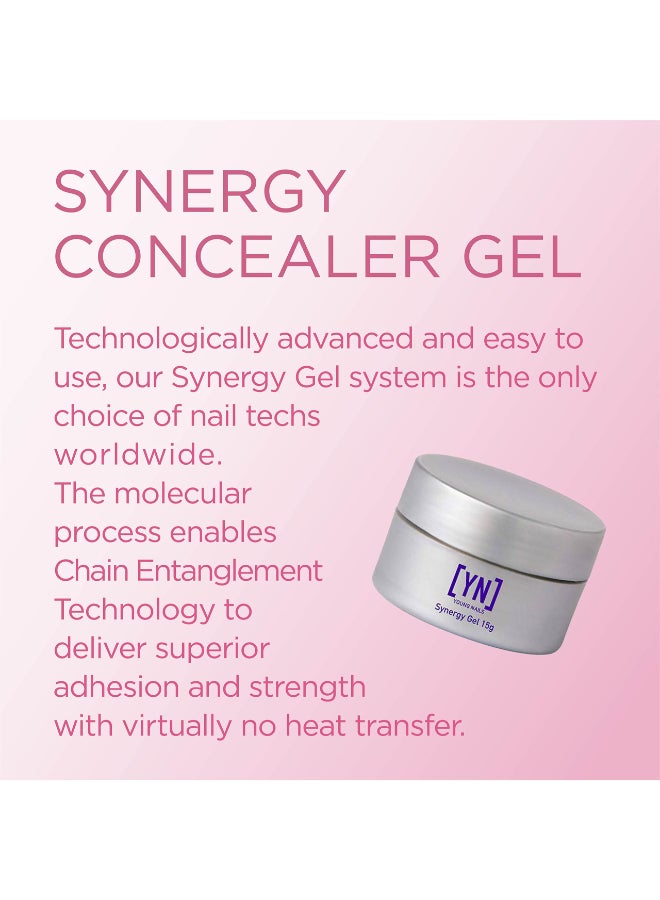 Young Nails Synergy Concealer Gels Easy to Use Technologically Advanced Chain Entanglement Build Conceal Sculpt Gloss Available in 15 gram 30 gram 60 gram size options - Image 4