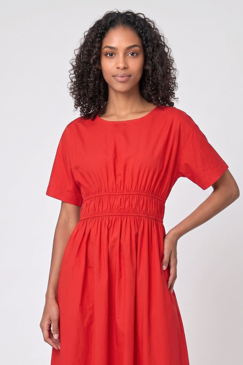 Threadbare Women Solid Maxi Dress, Red - Image 2
