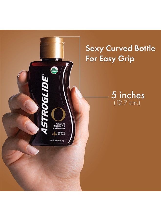 ASTROGLIDE O Organic, Essential Oil Based Personal Lubricant and Massage Oil, 4 oz.  - Image 5