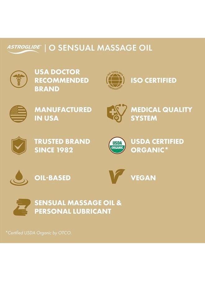 ASTROGLIDE O Organic, Essential Oil Based Personal Lubricant and Massage Oil, 4 oz.  - Image 4