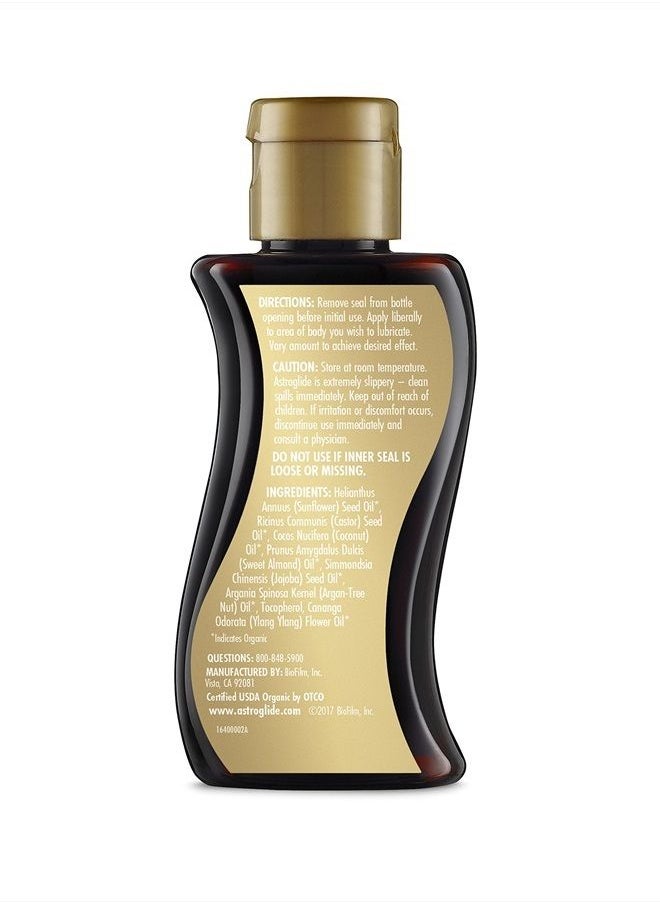 ASTROGLIDE O Organic, Essential Oil Based Personal Lubricant and Massage Oil, 4 oz.  - Image 3