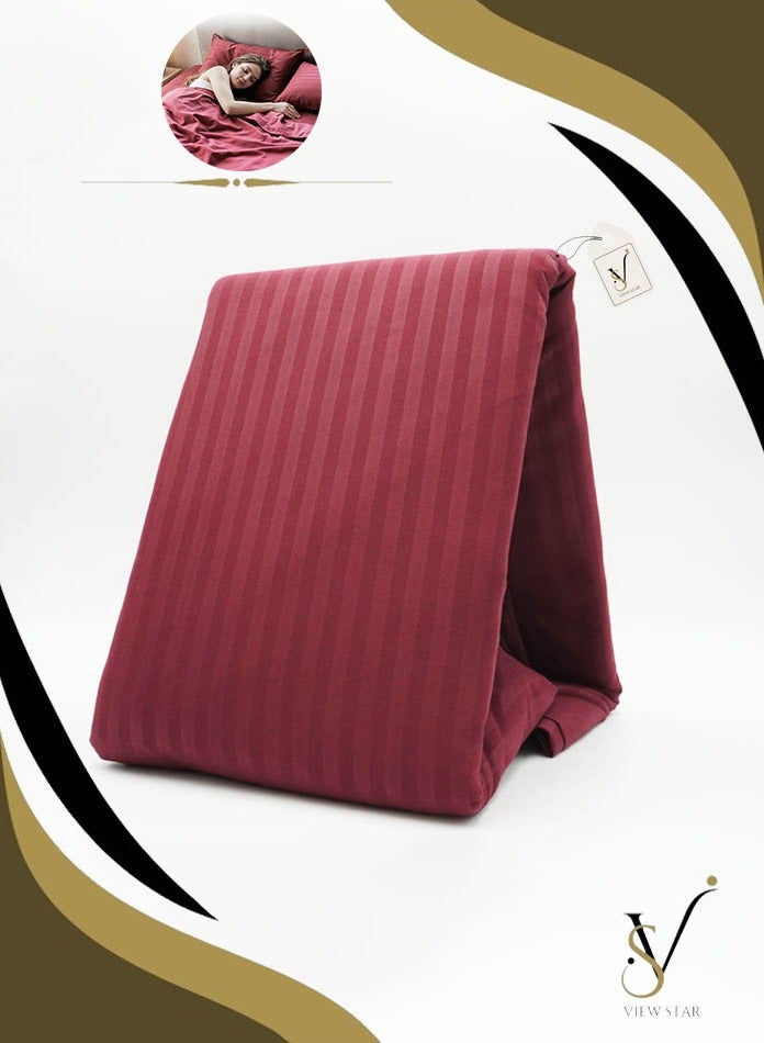 فيوستار طقم مفروشات مخططة فاخرة بحجم كينغ مكون من 4 قطع من Viewstar - غطاء لحاف ناعم مستوحى من الفندق، ملاءة سرير جاهزة وأغطية وسائد - ملاءة سرير أنيقة كبيرة الحجم للراحة - Image 3