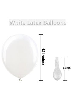 STARTEX 100 Pack 12 inch Round White Latex Helium Balloons for White Themed Wedding Graduation Birthday Party Backdrop Decorations - pzsku/Z7AA7DAB437587958F360Z/45/_/1716470870/5a9d2e85-795e-4991-83b6-3e9b1846df3f