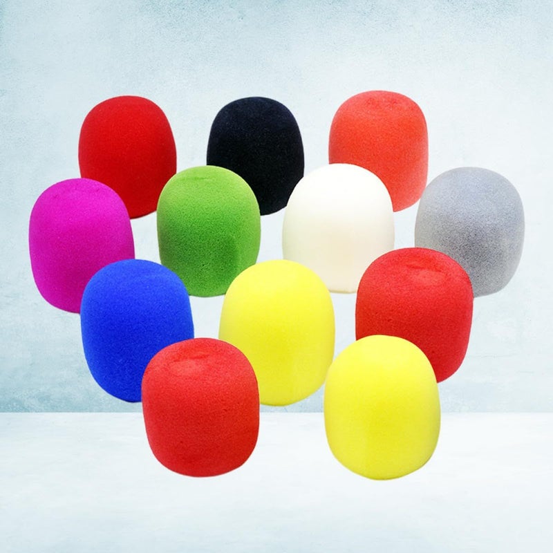 30Pcs Mixed Color Microphone Windscreen Sponge Mic Cushions For Handheld Microphones Karaoke Party Use - Image 4