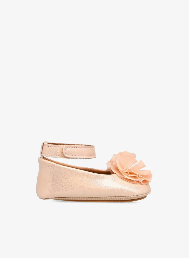 Barefeet Ballerina Shoes with Floral Accent