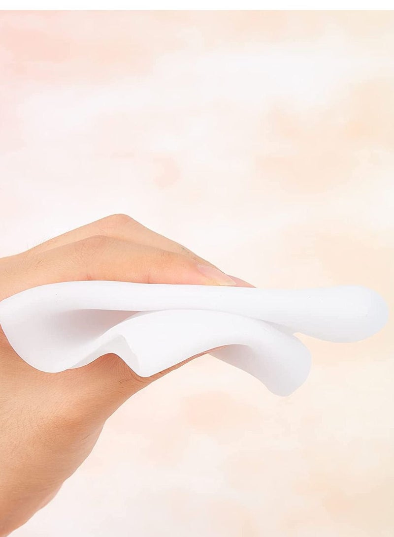 SYOSI Silicone Gel Sock Pads with Breathable, Toe Protectors for Ballet Dance Shoe Toe Pads, Big Toe Protection Cushion for Ball of Foot (2 Pair) - Image 2