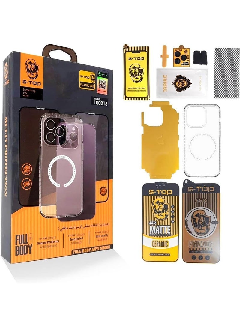 S-TOP Stronger Protection Package from S-TOP for 14 Pro | 100213 - Image 2