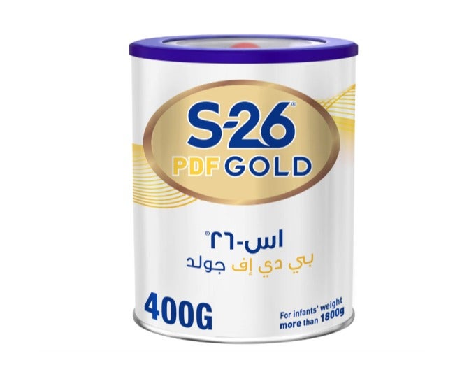 إس-26 جولد PDF حليب أطفال لما بعد الخروج من المشفى - 400 جم